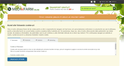 Desktop Screenshot of medimfarm.ro